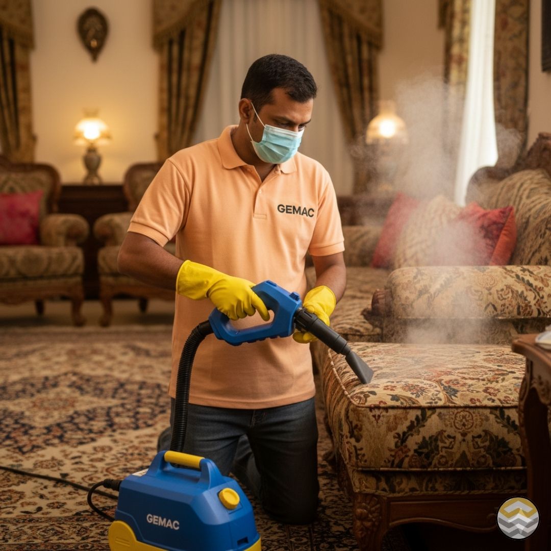 Professional cleaning team